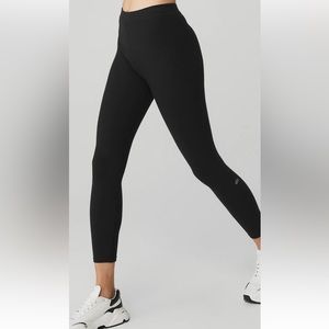 NWT Alo Ribbed High-Waist 7/8 Blissful Legging